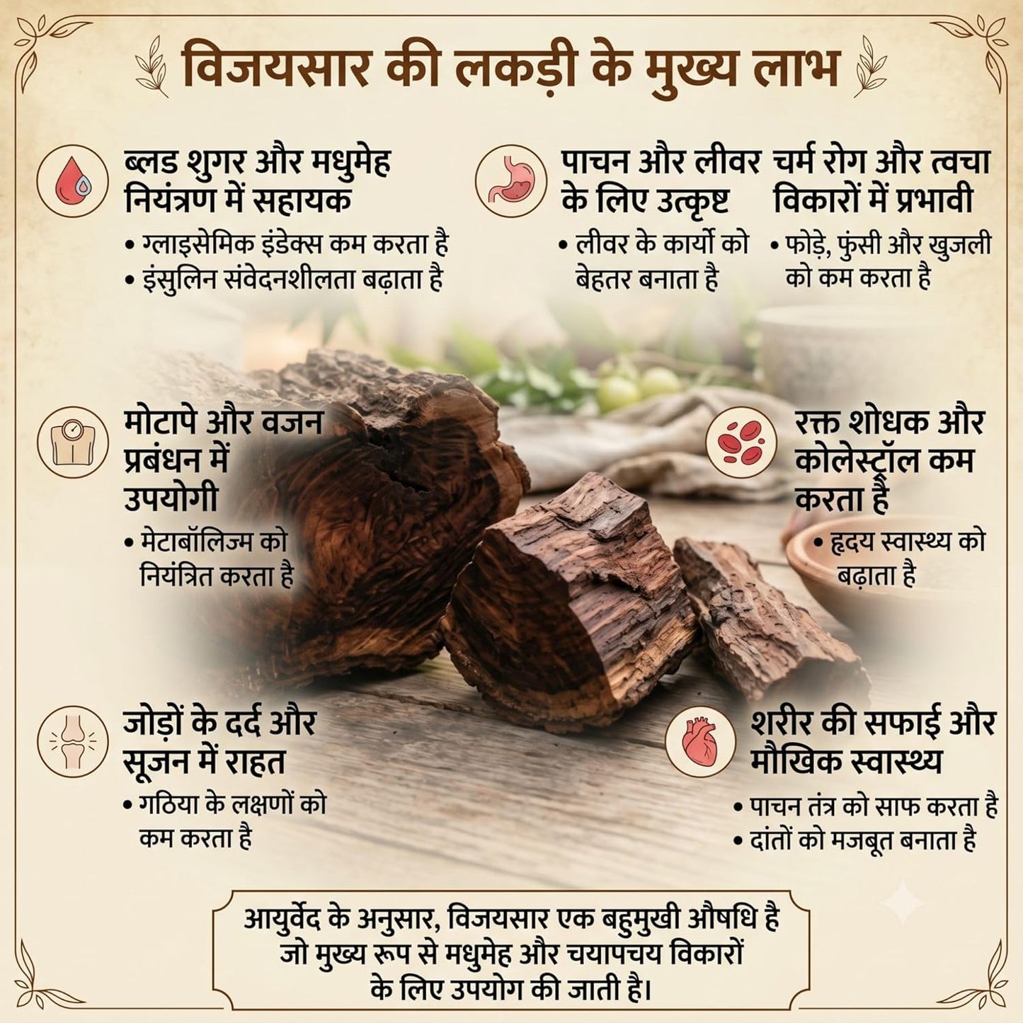 VijayPure™ Lab Certified Vijaysar Tumbler – Ayurvedic Way to Manage Sugar Levels