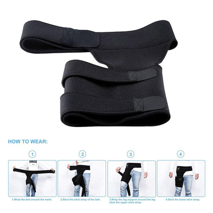 Sciatica Brace for Men and Women, Compression Support Belt Free Size, Slip Disc,L4,L5,S1,Lumber Pain Relief