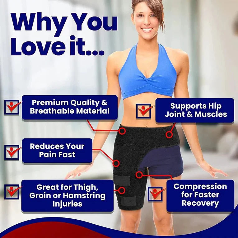 Sciatica Brace for Men and Women, Compression Support Belt Free Size, Slip Disc,L4,L5,S1,Lumber Pain Relief